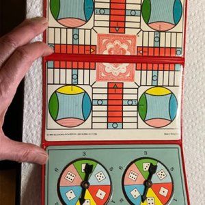 Vintage Pocket Edition Parcheesi Game